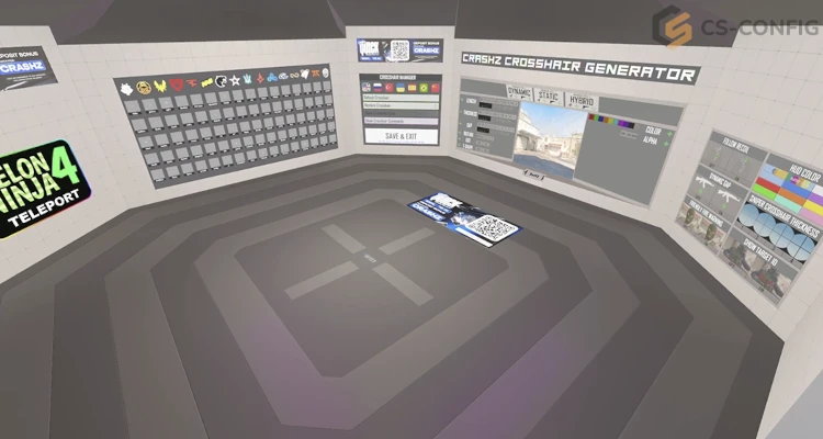 Карта Crashz Crosshair Generator v4 для КС2