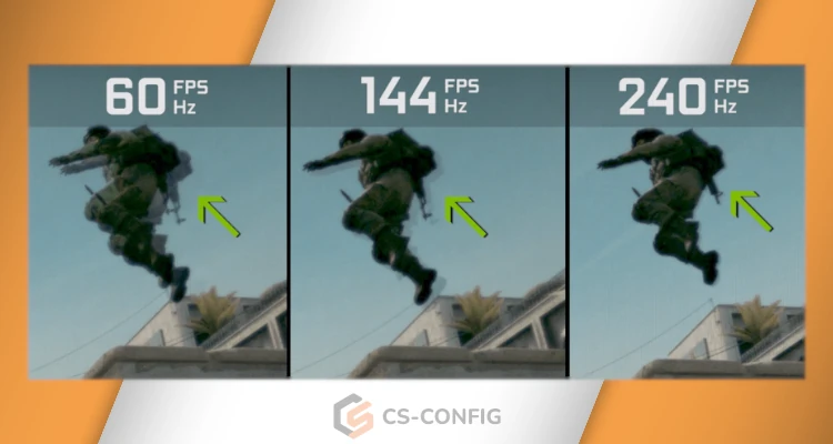 Частота обновления 144/240/360 Hz - что выбрать в CS 2