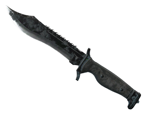 Bowie Knife | Night закаленное в боях для CS2