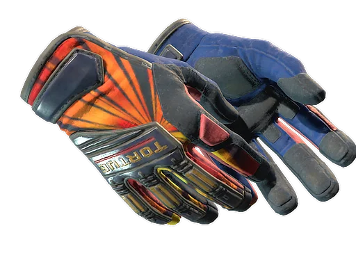 Specialist Gloves | Sunburst поношенное для CS2