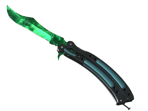 Butterfly Knife | Gamma Doppler Emerald поношенное для CS2