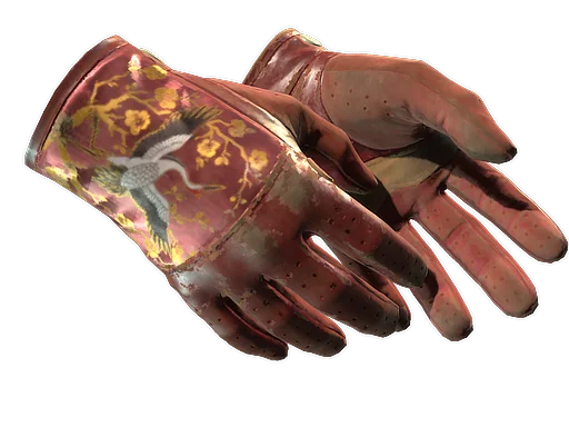 Driver Gloves | Brocade Crane закаленное в боях для CS2