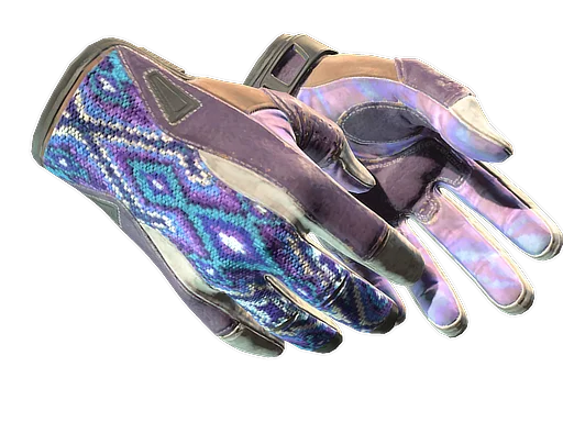Sport Gloves | Violet Beadwork после полевых испытаний для CS2