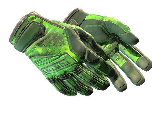 Specialist Gloves | Lime Polycam закаленное в боях для CS2