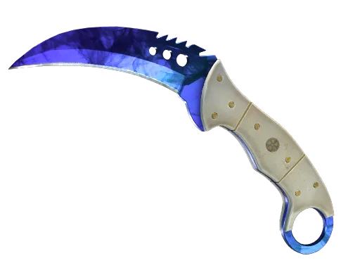 Talon Knife | Doppler Sapphire немного поношенное для CS2