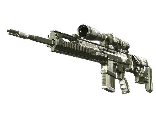 SCAR-20 | Arctic Camo Panels немного поношенное для CS2