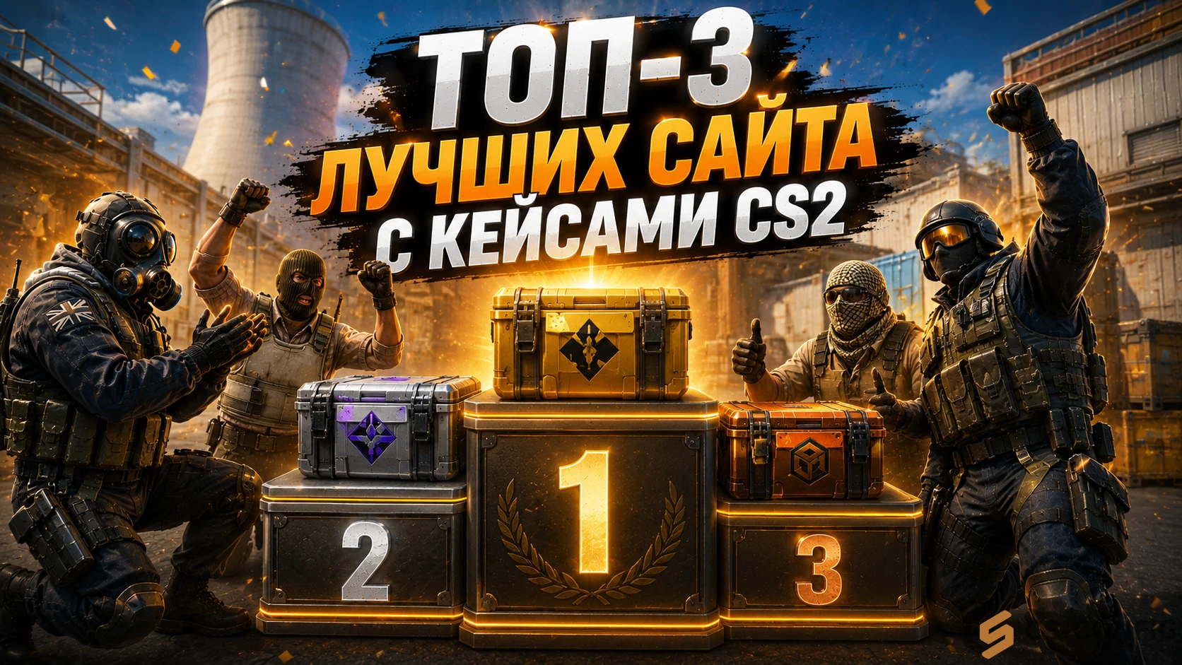 ТОП-3 лучших сайтов с кейсами CS2