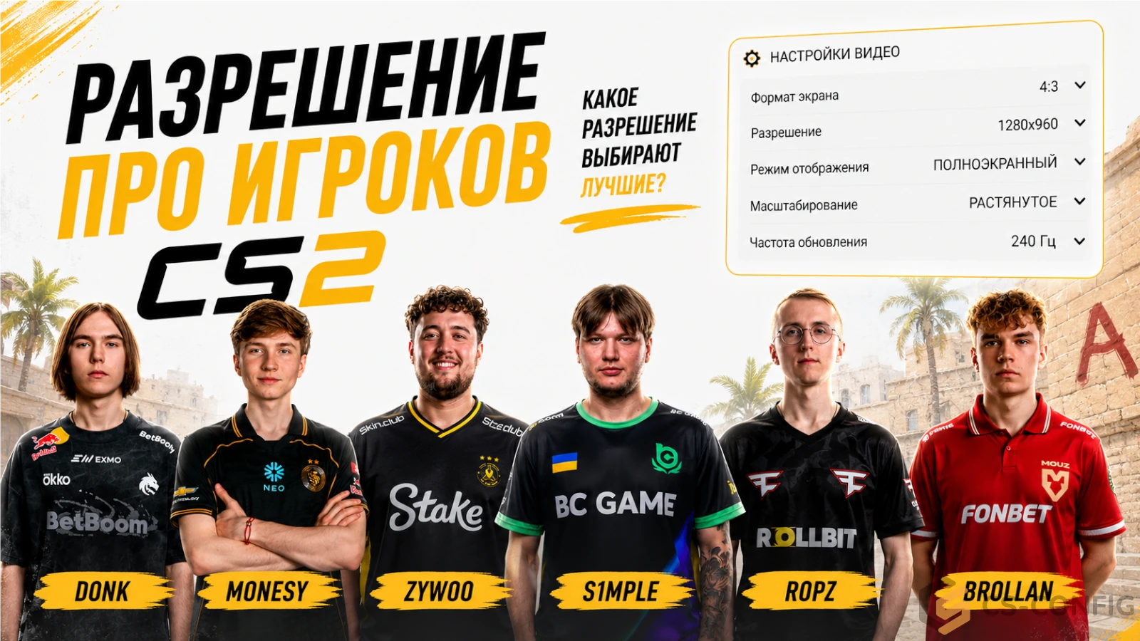 Разрешение про игроков CS2