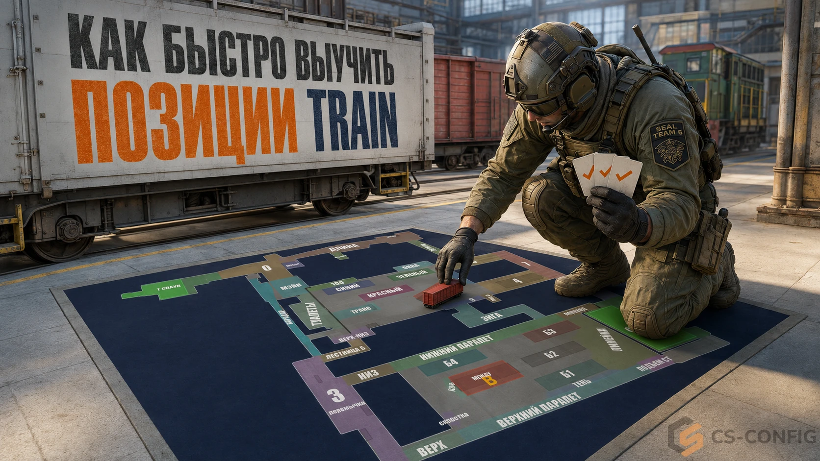 Как быстро выучить позиции Train