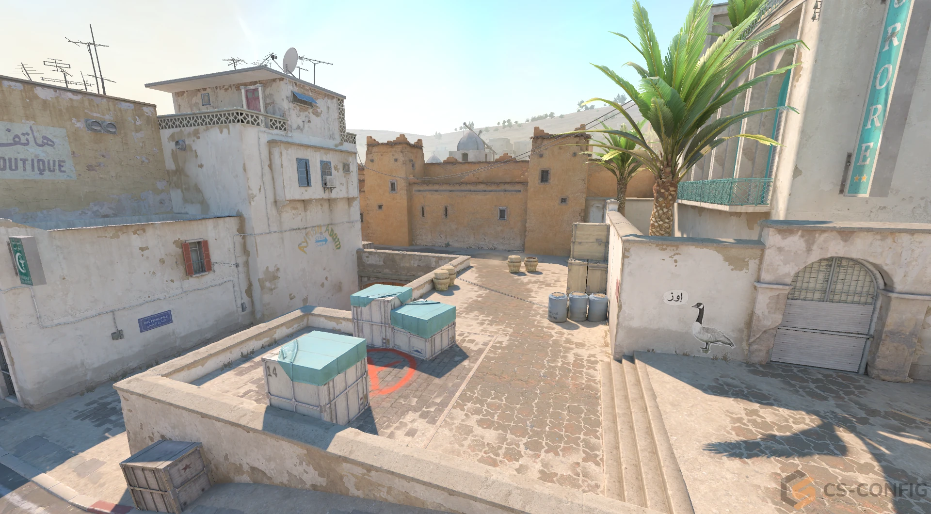 Все позиции на миде на Dust 2