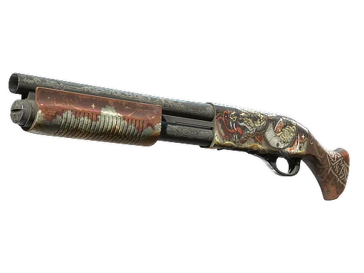 Sawed-Off | Lunar Wyrm закаленное в боях для CS2