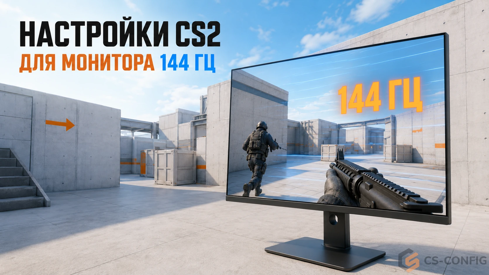 Настройки CS2 для монитора 144 Гц