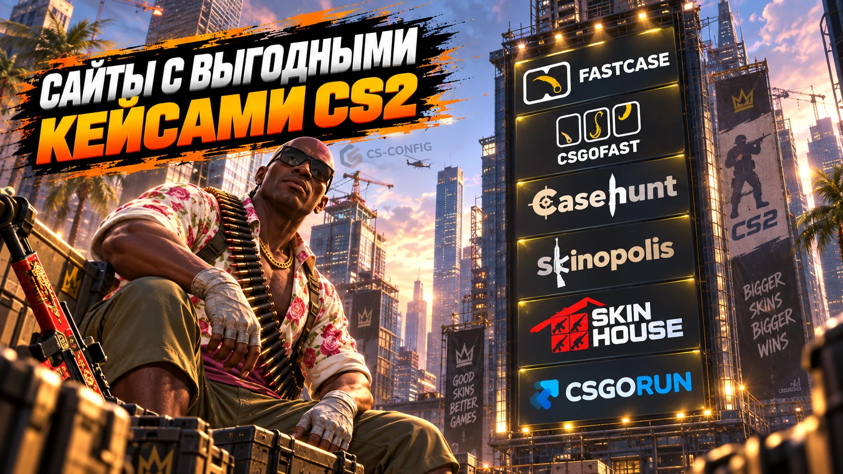 Сайты с выгодными кейсами CS2