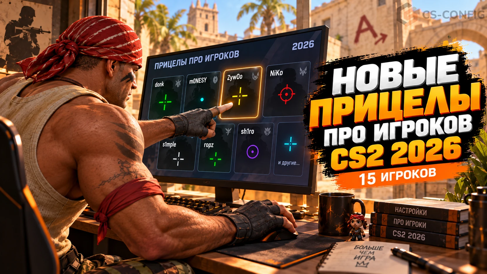 Новые прицелы про игроков CS2 2026