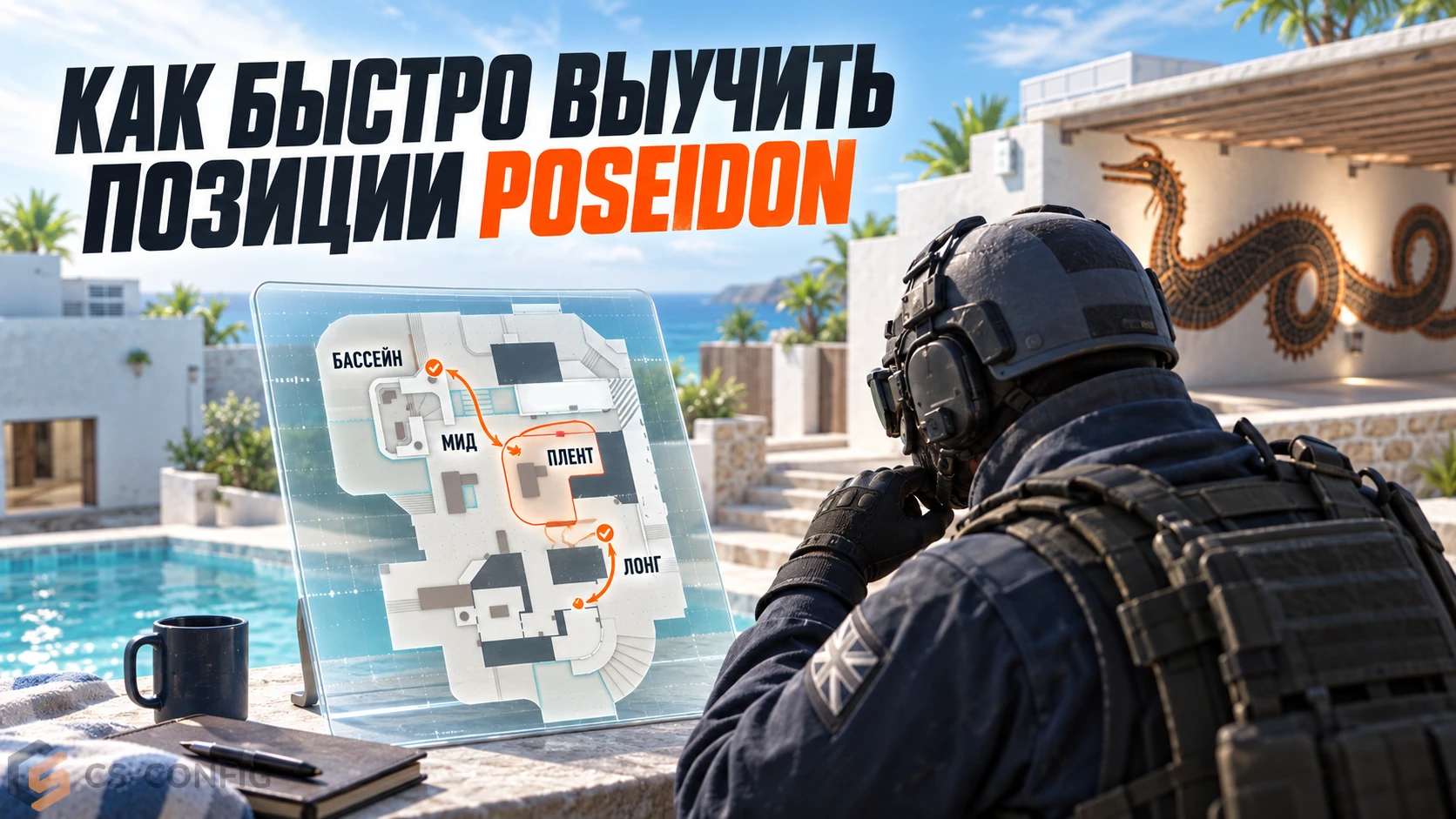 Как быстро выучить позиции Poseidon