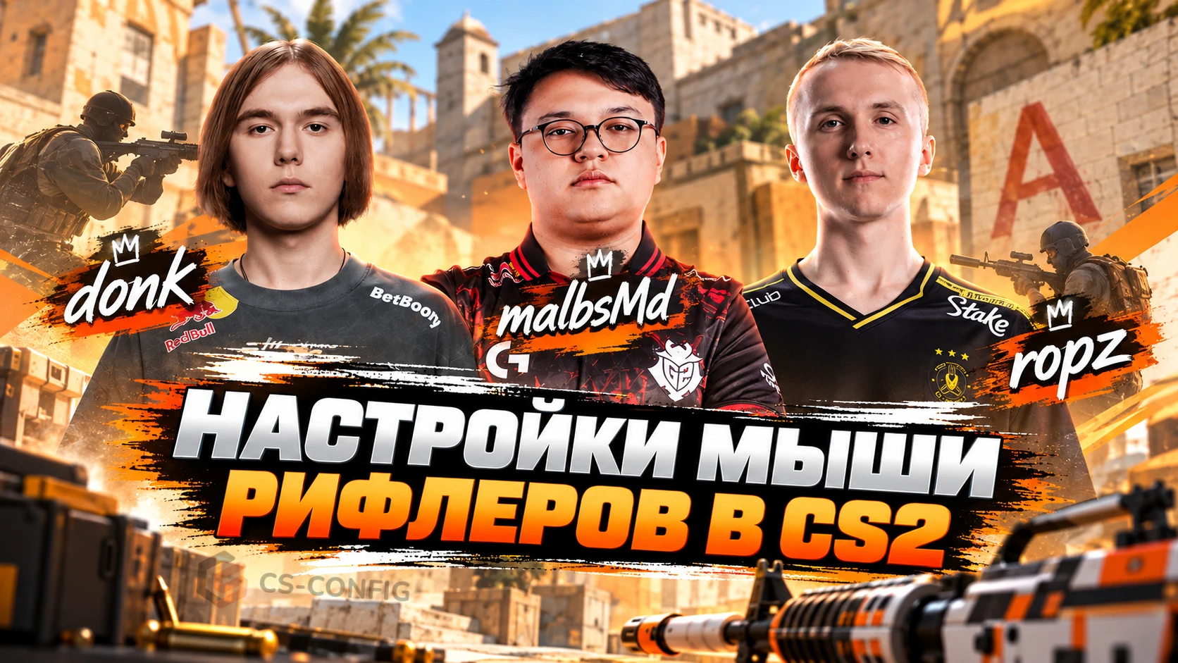 Настройки мыши рифлеров в CS2
