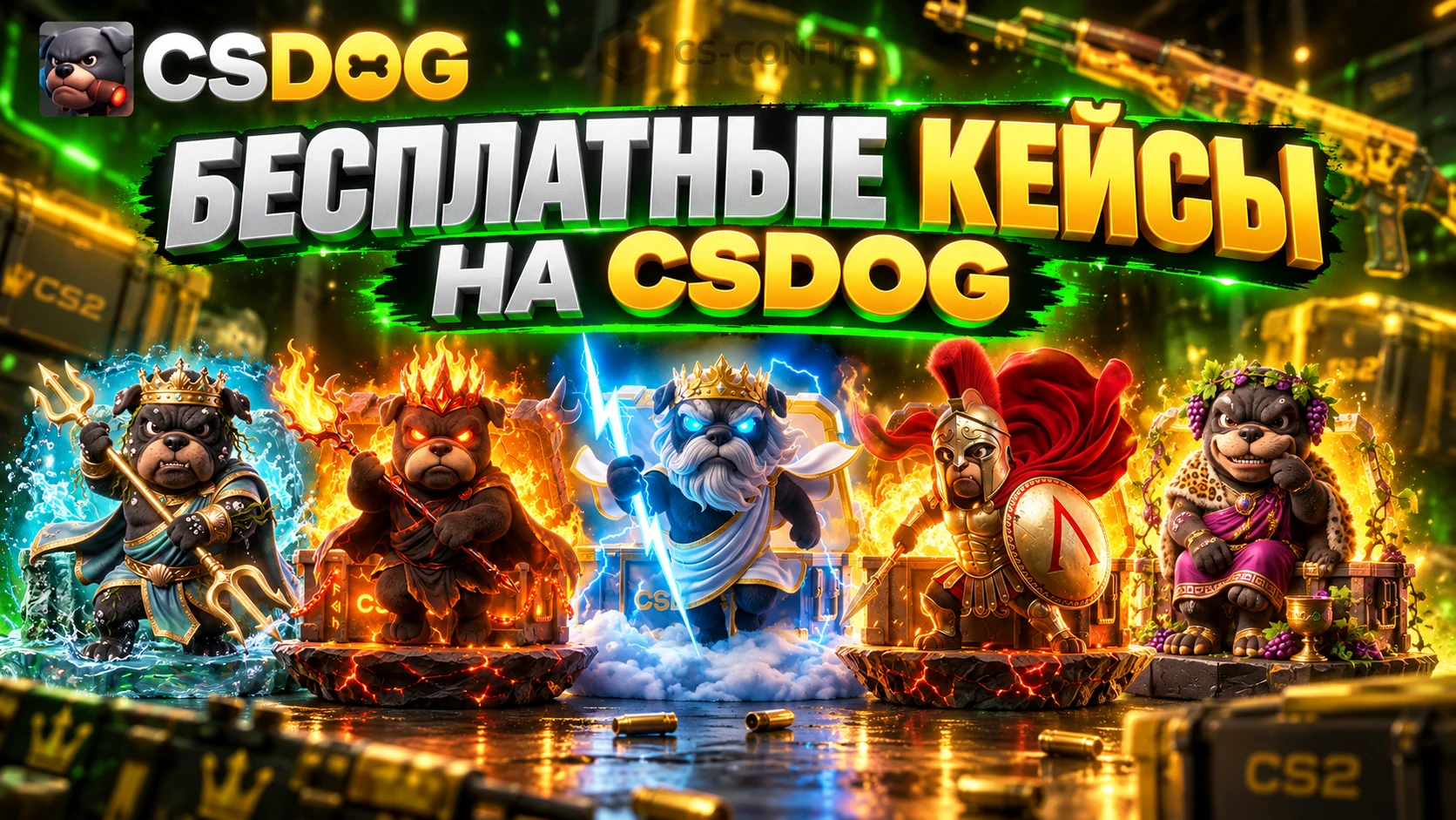 Бесплатные кейсы CSDOG в 2026 году