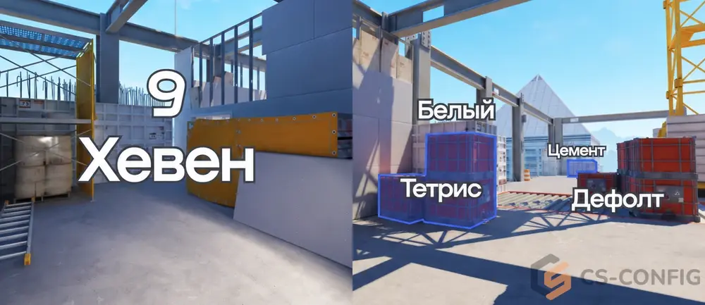Все позиции на точке A на Vertigo