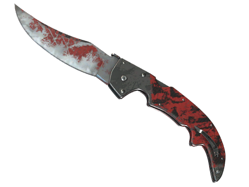 Falchion Knife | Crimson Web закаленное в боях для CS2