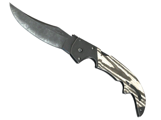 Falchion Knife | Black Laminate немного поношенное для CS2
