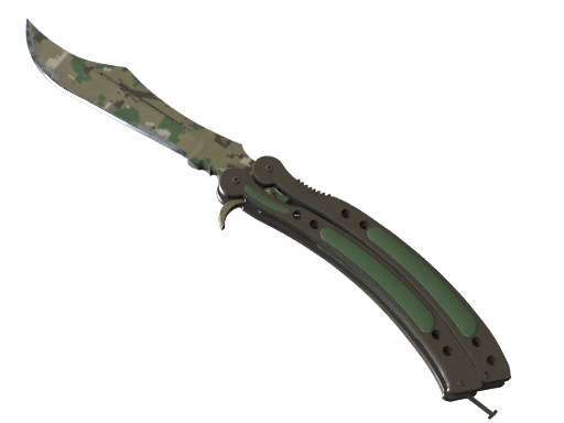 Butterfly Knife | Forest DDPAT после полевых испытаний для CS2