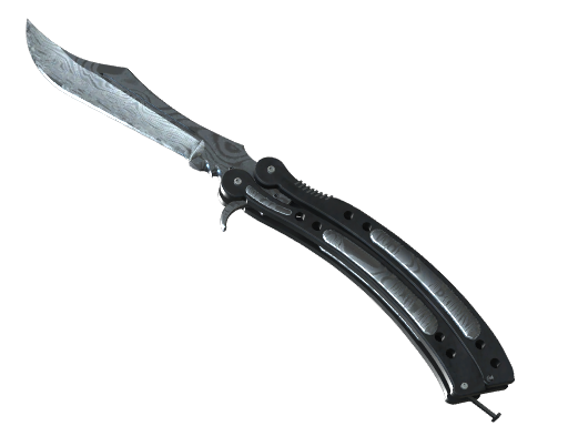 Butterfly Knife | Damascus Steel немного поношенное для CS2