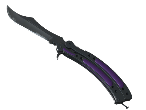 Butterfly Knife | Ultraviolet поношенное для CS2