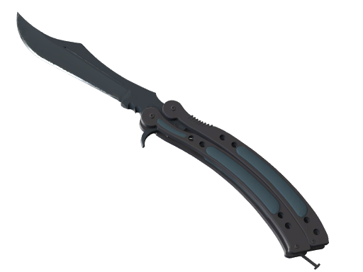 Butterfly Knife | Night немного поношенное для CS2