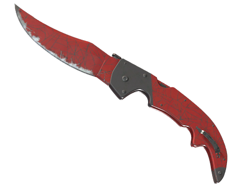 Falchion Knife | Crimson Web поношенное для CS2