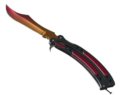 Butterfly Knife | Fade немного поношенное для CS2