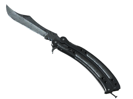 Butterfly Knife | Damascus Steel поношенное для CS2