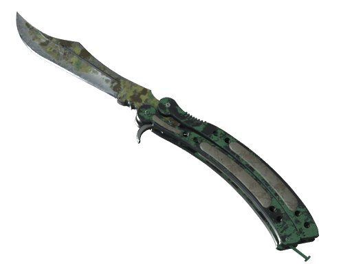 Butterfly Knife | Boreal Forest закаленное в боях для CS2