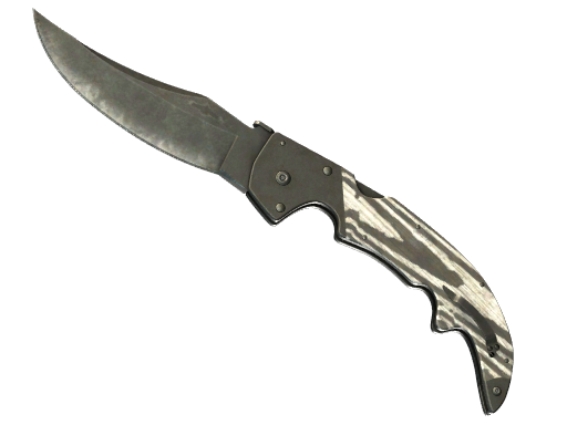 Falchion Knife | Black Laminate закаленное в боях для CS2