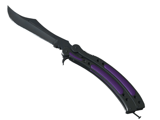 Butterfly Knife | Ultraviolet немного поношенное для CS2