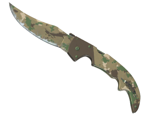 Falchion Knife | Forest DDPAT после полевых испытаний для CS2