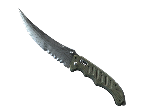Flip Knife | Damascus Steel немного поношенное для CS2