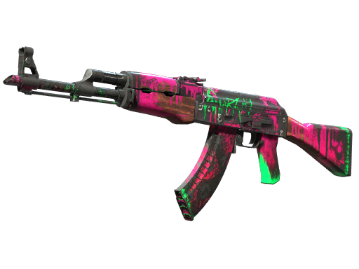 AK-47 | Neon Revolution закаленное в боях для CS2