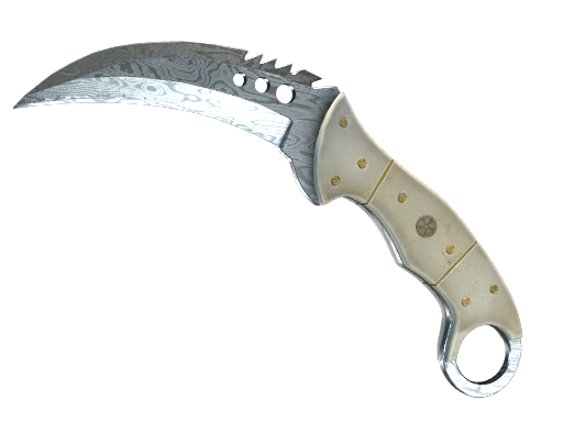 Talon Knife | Damascus Steel немного поношенное для CS2