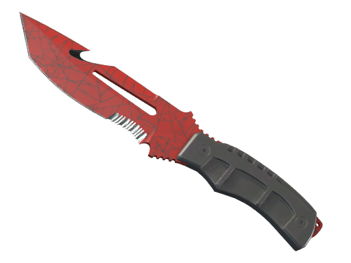 Survival Knife | Crimson Web немного поношенное для CS2