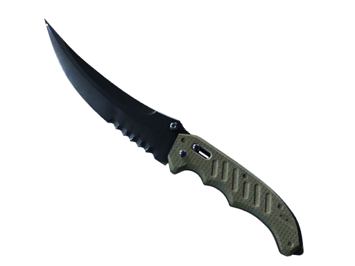 Flip Knife | Blue Steel после полевых испытаний для CS2