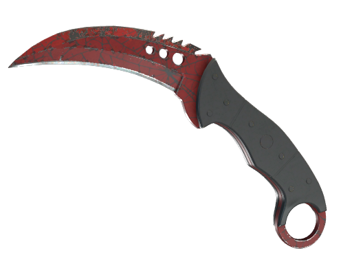 Talon Knife | Crimson Web поношенное для CS2