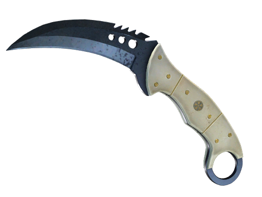 Talon Knife | Blue Steel закаленное в боях для CS2