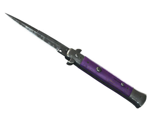 Stiletto Knife | Ultraviolet закаленное в боях для CS2