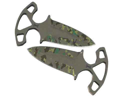 Shadow Daggers | Boreal Forest после полевых испытаний для CS2