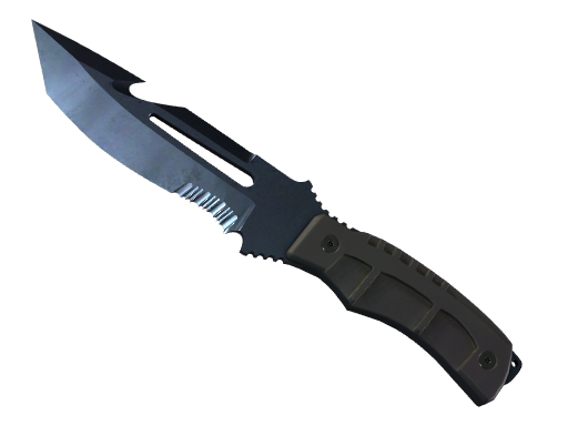 Survival Knife | Blue Steel после полевых испытаний для CS2