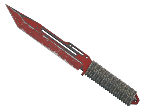 Paracord Knife | Crimson Web закаленное в боях для CS2