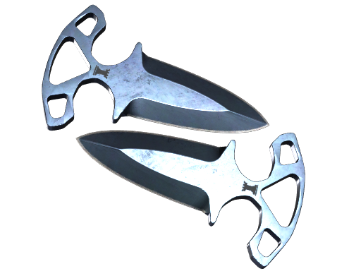 Shadow Daggers | Blue Steel поношенное для CS2