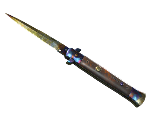 Stiletto Knife | Case Hardened закаленное в боях для CS2