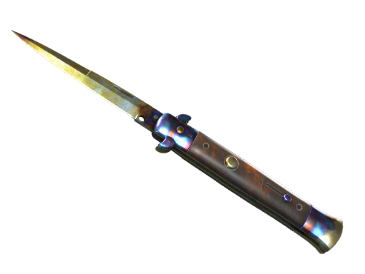 Stiletto Knife | Case Hardened после полевых испытаний для CS2