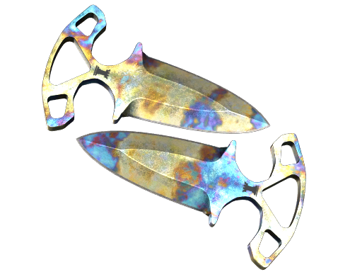 Shadow Daggers | Case Hardened закаленное в боях для CS2